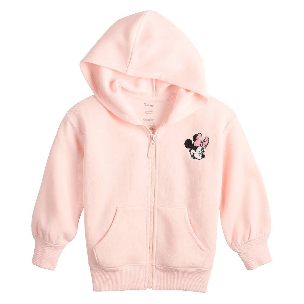 NWT! Minnie Mouse Disney Hooded zipper sweatshirt just in time for spring! 4T